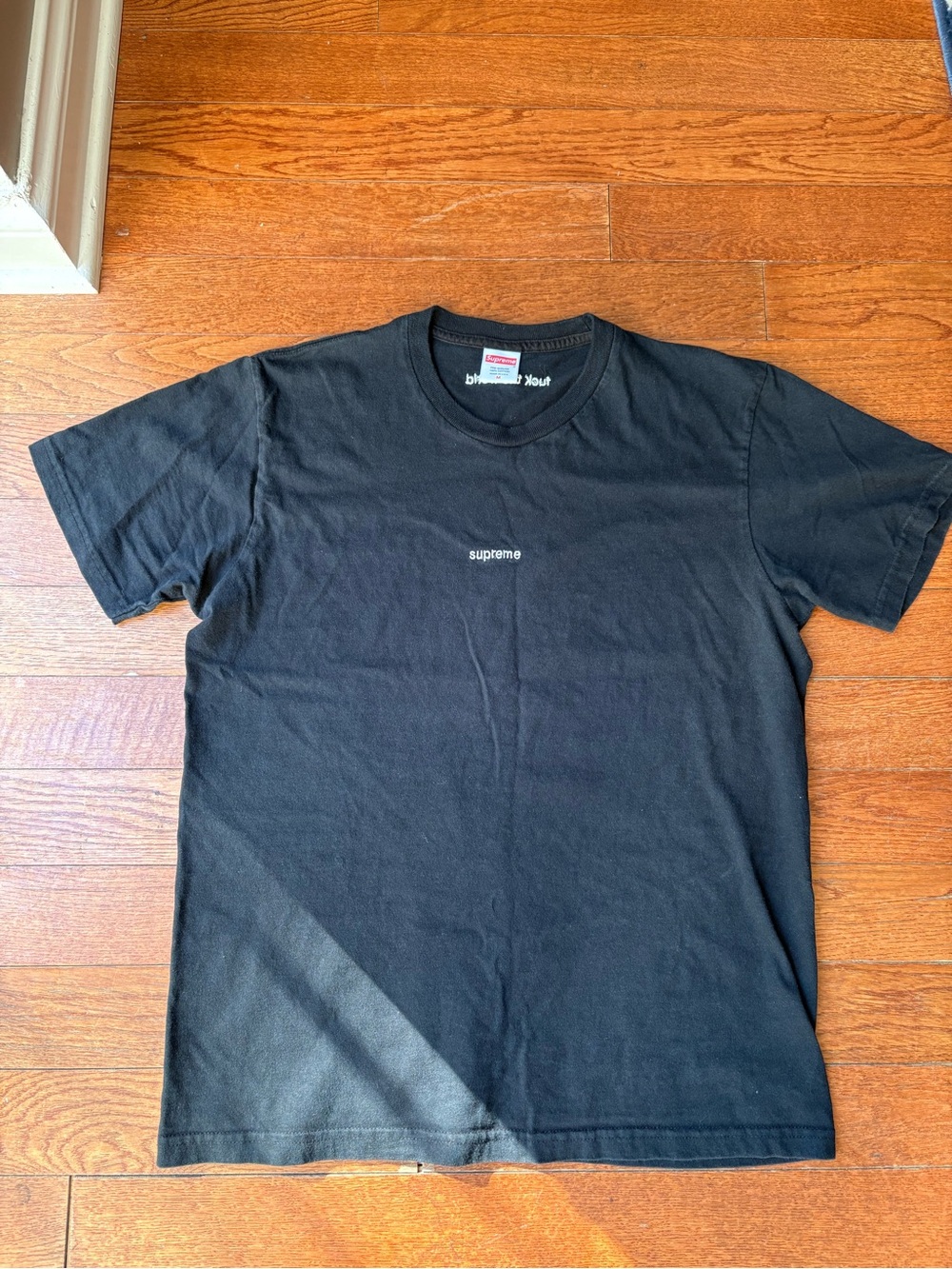 SUPREME FTW SS18 BLACK T SHIRT 100% COTTON